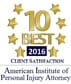 10 best 2016 client satisfaction| American Institute of personal injury Attorneys